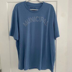 MUNICIPAL Men’s Sport Utility Gear T-Shirt – Blue – Size 3XL